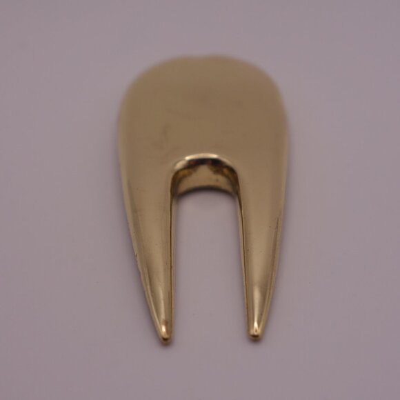 Gold Color Metal Golf Tees and Gold Color Metal Green Ball Mark Tool - Picture 11 of 16